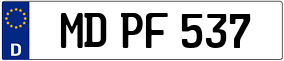 Truck License Plate